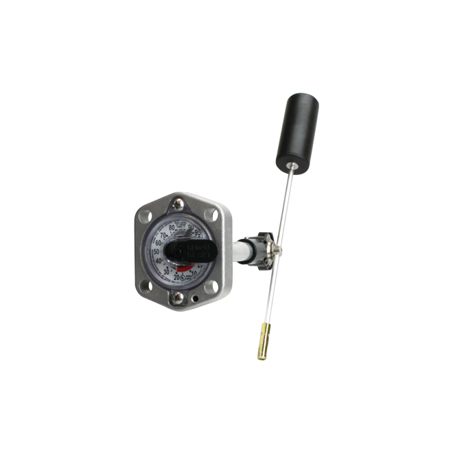 Float level gauges to measure levels in LPG and NH3 tanks and containers