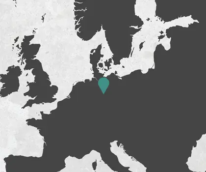 Map showing MAKEEN Gas Equipments location in Germany