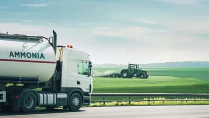 Tractor Applying Anhydrous Ammonia