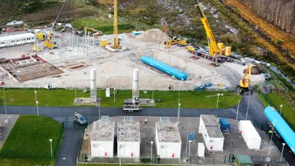 Photo of a FAS biogas site