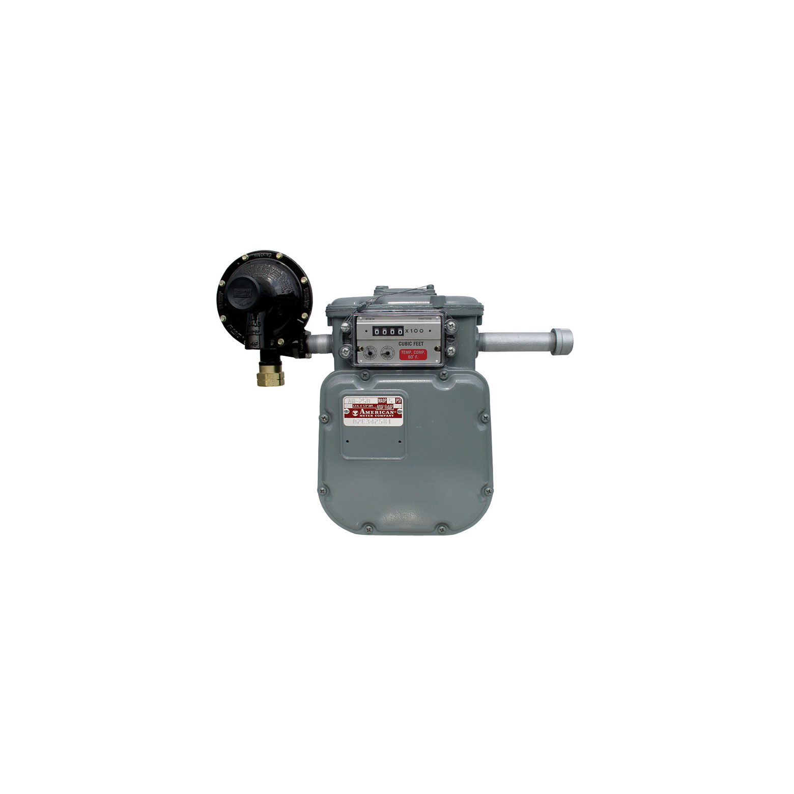 Diaphragm gas meters for measuring LPG and NH3 consumption