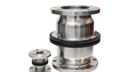 Two break away couplings