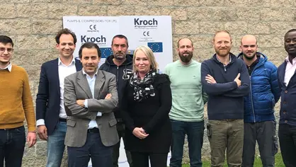 Group photo of KROCH Equipment staff