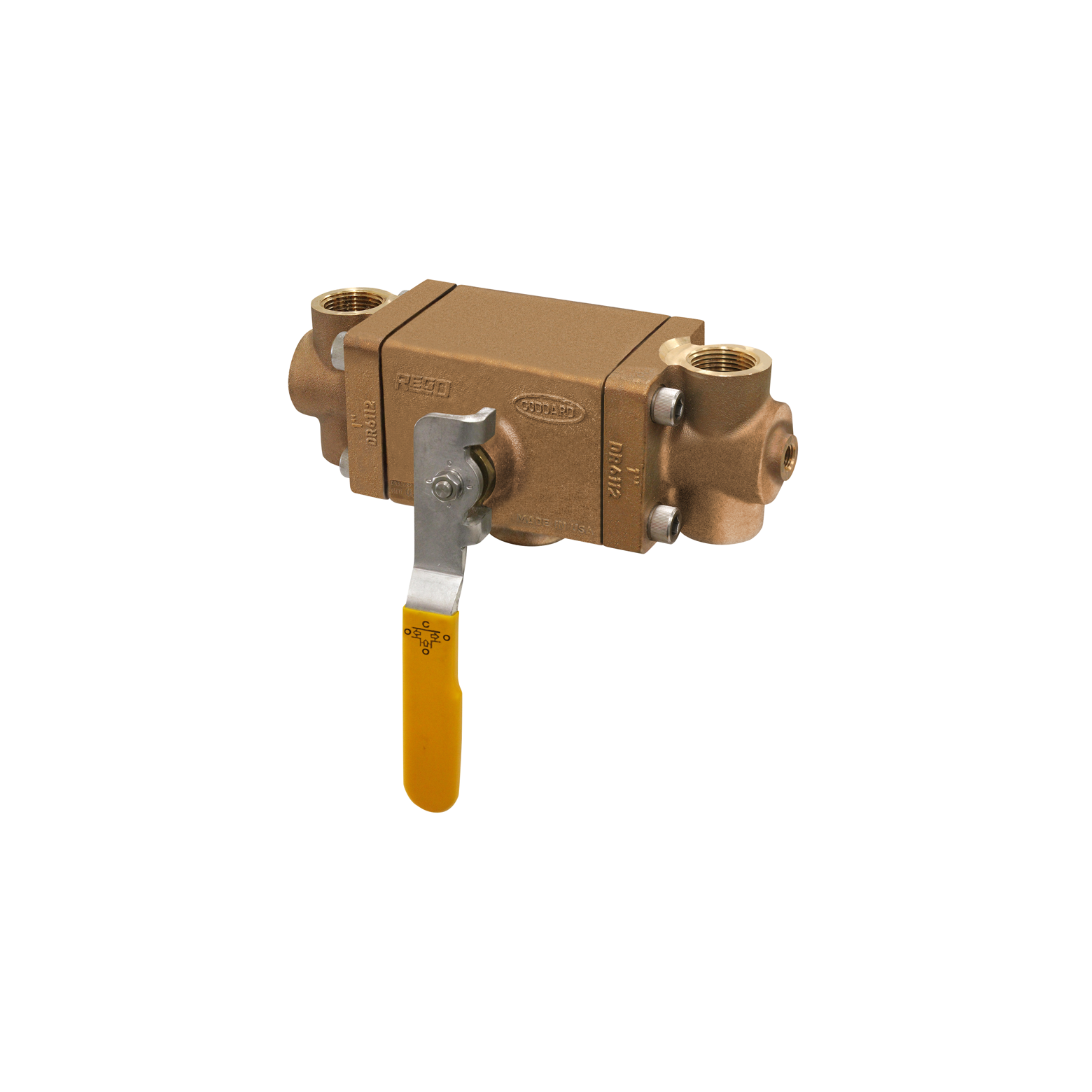 Diverter valves for LNG vessel safety