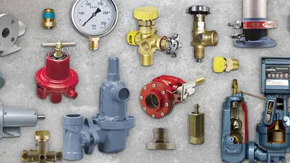 Image of different components MAKEEN Gas Equipment sells