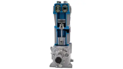 Picture of vertical compressor