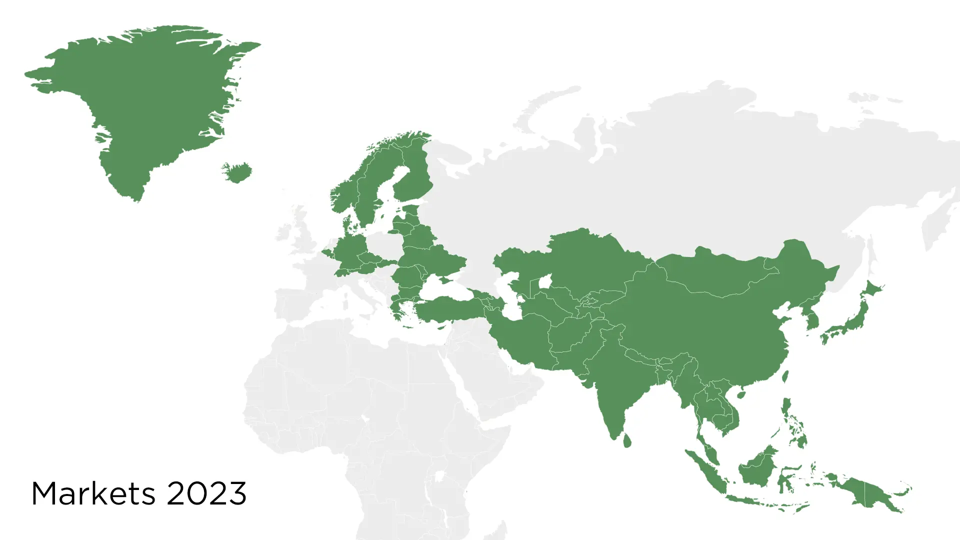 Map of MAKEEN Gas Equipments Denmark market 2023