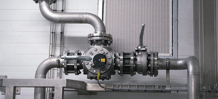 Photo of a valve to switch to SNG