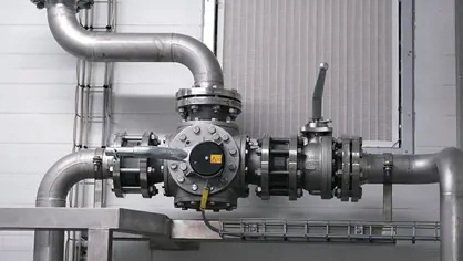 Photo of a valve to switch to SNG