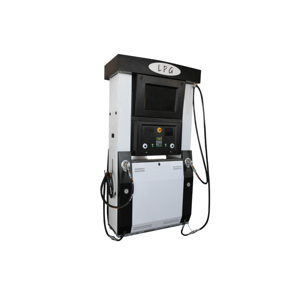 image of a black and white autogas dispenser
