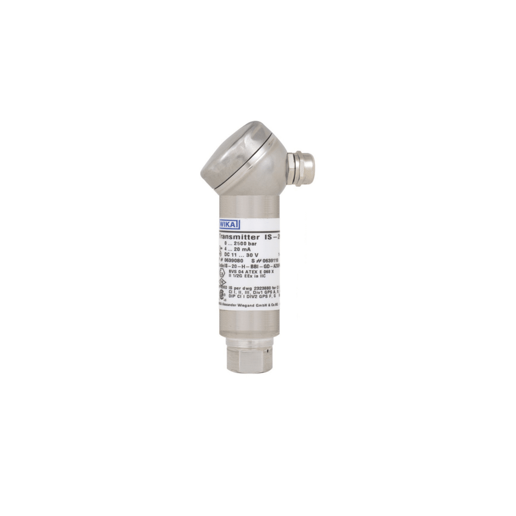 Image of a WIKA pressure transmitter