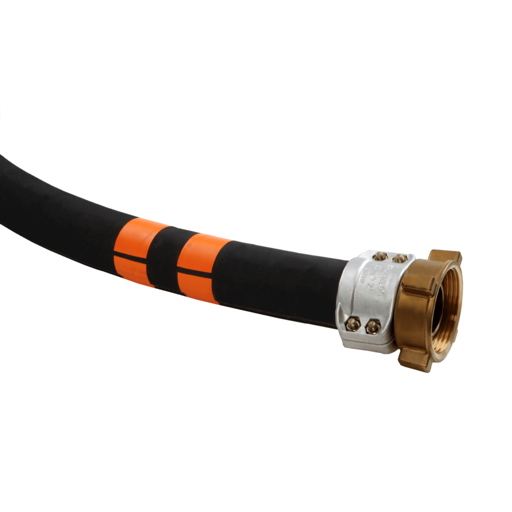 Detail image of a rubber hose end