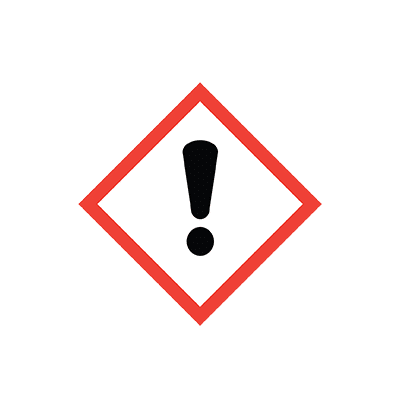 A warning icon with a exclamation mark