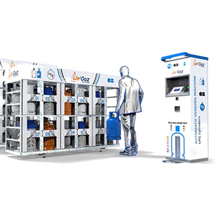 An illustration of a WeGaz unit