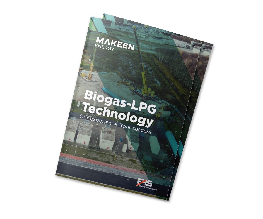 Et billede af en brochure om biogas-LPG-teknologi