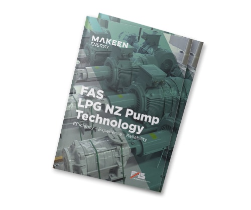 Et billede af en brochure om FAS LPG NZ Pump Technology