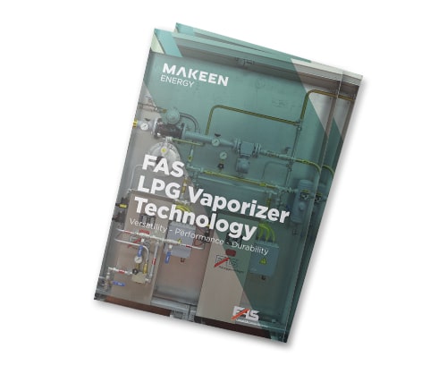 Et billede af en brochure om FAS LPG-fordampere