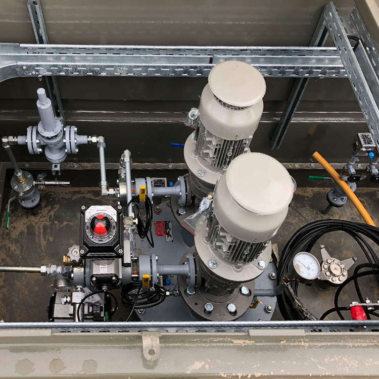 A photo of a submersible pump